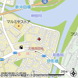 宮崎県延岡市伊形町5173-2周辺の地図