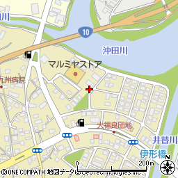 宮崎県延岡市伊形町5170-11周辺の地図