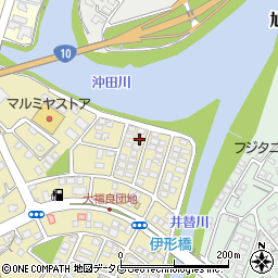 宮崎県延岡市伊形町5173-10周辺の地図