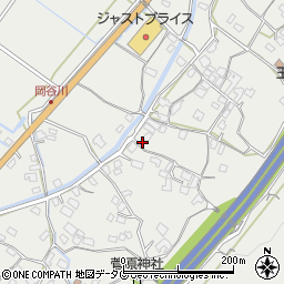 熊本県八代市岡町中1098周辺の地図