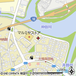 宮崎県延岡市伊形町5170-8周辺の地図