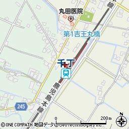 千丁駅周辺の地図