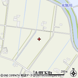 熊本県八代市古閑下町周辺の地図
