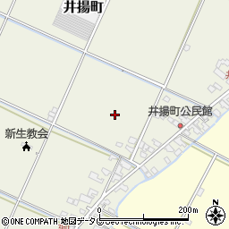 熊本県八代市井揚町周辺の地図