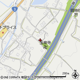 岡町中公民館周辺の地図