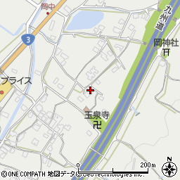 熊本県八代市岡町中1292周辺の地図