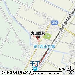 丸田医院周辺の地図