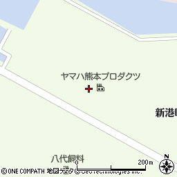 ヤマハ熊本プロダクツ株式会社　システム室周辺の地図