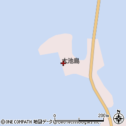 大池島周辺の地図