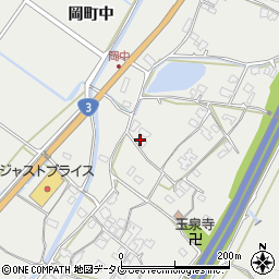 熊本県八代市岡町中1343周辺の地図
