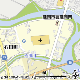 ホームプラザナフコ延岡南店周辺の地図