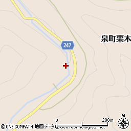 熊本県八代市泉町栗木3190周辺の地図