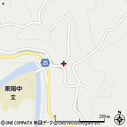 熊本県八代市東陽町南2524周辺の地図