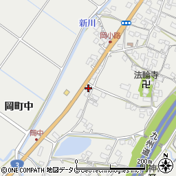 熊本県八代市岡町中619周辺の地図