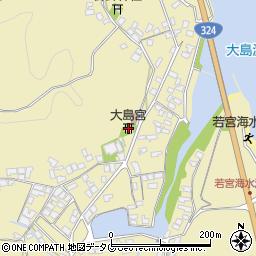 大島宮周辺の地図