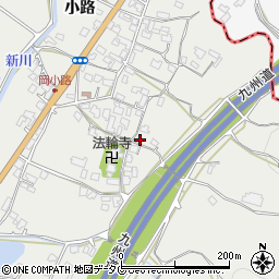 熊本県八代市岡町小路949周辺の地図