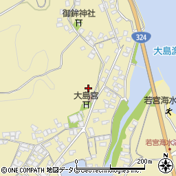 熊本県天草市五和町御領大島周辺の地図
