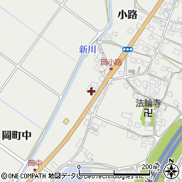 熊本県八代市岡町中600周辺の地図
