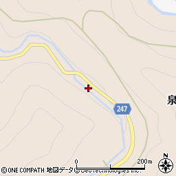 熊本県八代市泉町栗木5609周辺の地図