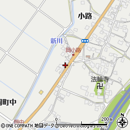 熊本県八代市岡町小路592周辺の地図
