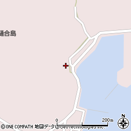 熊本県上天草市松島町合津7374周辺の地図