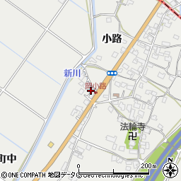 熊本県八代市岡町小路589周辺の地図