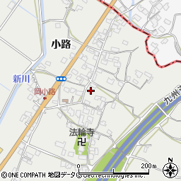 熊本県八代市岡町小路695周辺の地図