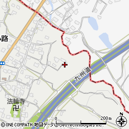 熊本県八代市岡町小路727周辺の地図