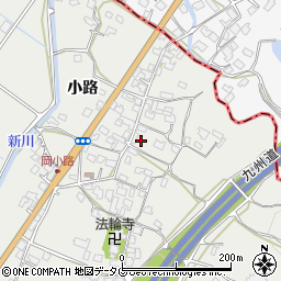 熊本県八代市岡町小路694周辺の地図