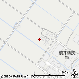 熊本県八代市岡町中155周辺の地図