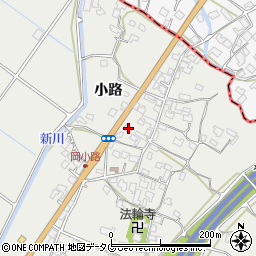 熊本県八代市岡町小路554周辺の地図