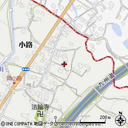 熊本県八代市岡町小路686周辺の地図