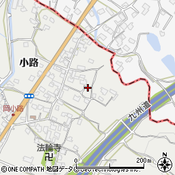 熊本県八代市岡町小路704周辺の地図