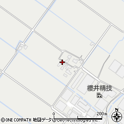 熊本県八代市岡町中167周辺の地図