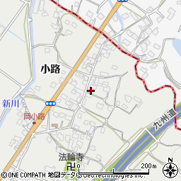 熊本県八代市岡町小路683周辺の地図