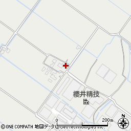 熊本県八代市岡町中141周辺の地図
