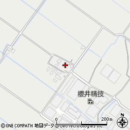 熊本県八代市岡町中178-1周辺の地図