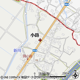 熊本県八代市岡町小路581周辺の地図