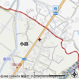 熊本県八代市岡町小路605周辺の地図