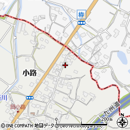 熊本県八代市岡町小路670周辺の地図
