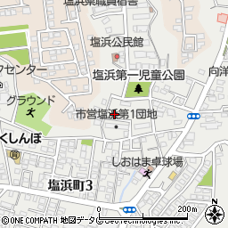 岸本精肉店周辺の地図