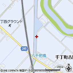 熊本県八代市千丁町古閑出周辺の地図
