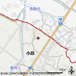 熊本県八代市岡町小路645周辺の地図