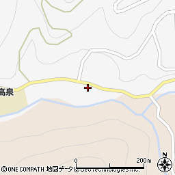 熊本県八代市泉町柿迫3949周辺の地図