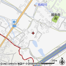 熊本県八代郡氷川町栫周辺の地図