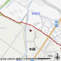 熊本県八代市岡町小路629周辺の地図