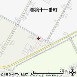 熊本県八代市郡築十番町4周辺の地図