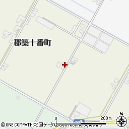 熊本県八代市郡築十番町37周辺の地図