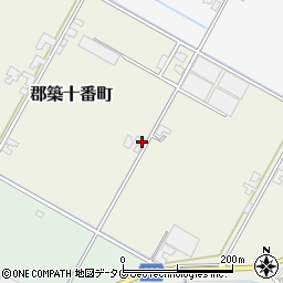 熊本県八代市郡築十番町37周辺の地図