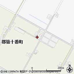 熊本県八代市郡築十番町41周辺の地図